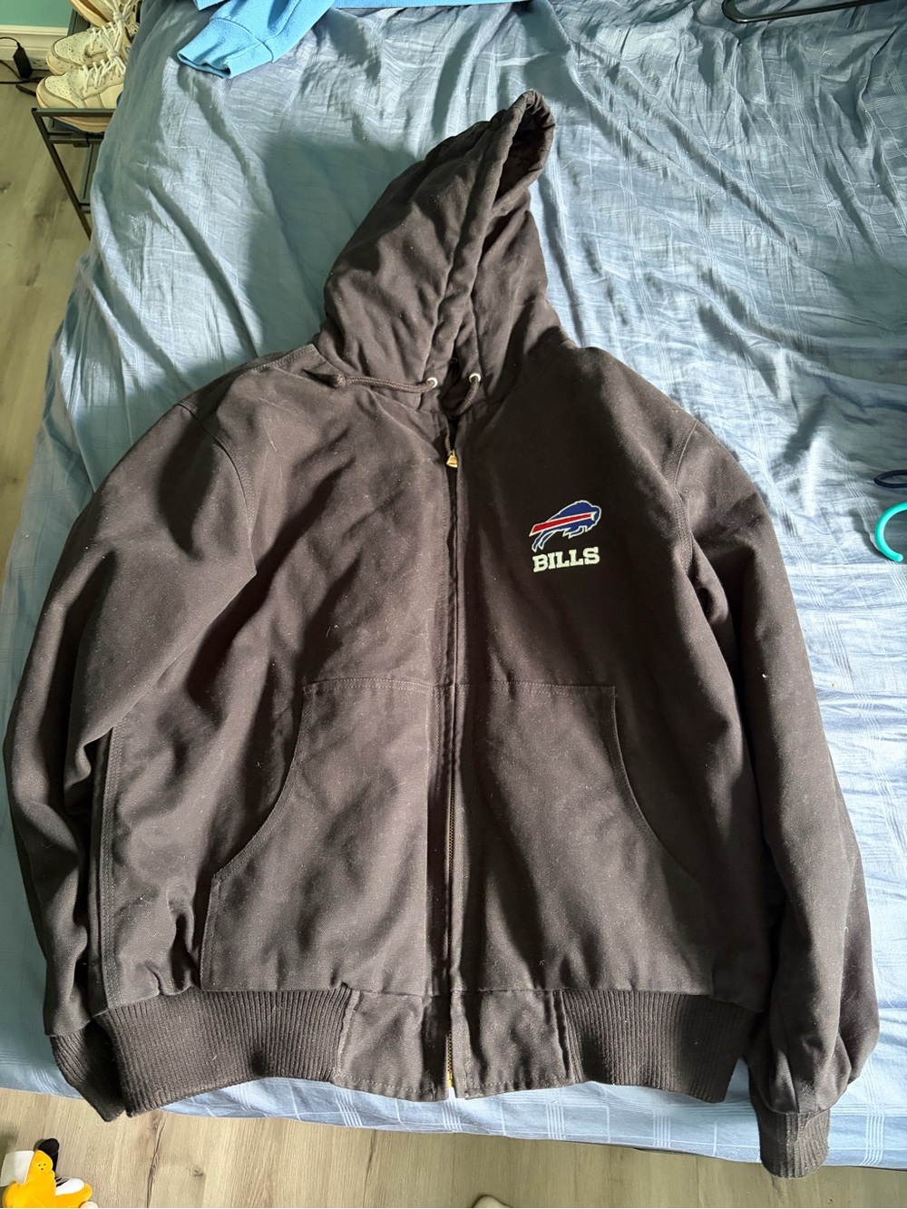 Buffalo Bills Hooded Zip Bomber Jacket